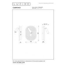 Настенный светильник Lucide CARMINO 77292/12/55 Настенный светильник Lucide CARMINO 77292/12/55