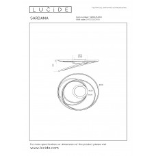 Потолочный светильник Lucide SARDANA 52100/54/02