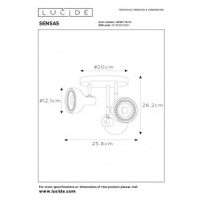 Потолочный светильник Lucide SENSAS 30997/13/31