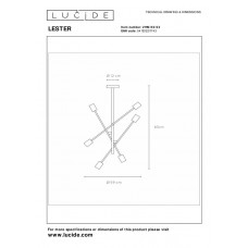 Потолочный светильник Lucide LESTER 21119/06/02
