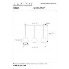 Подвесной светильник Lucide НетLAN 30488/03/30