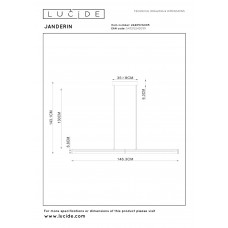Подвесной светильник Lucide JANDERIN 24405/34/05