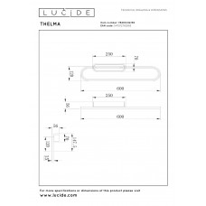 Настенный светильник Lucide THELMA 78200/22/30