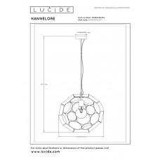 Подвесной светильник Lucide HANNELORE 10423/40/02
