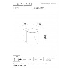 Настенный светильник Lucide PERTH 15817/01/30