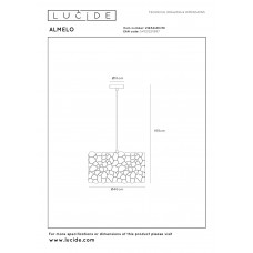 Подвесной светильник Lucide ALMELO 21434/40/30