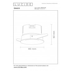 Встраиваемый светильник Lucide SNAXX 55951/12/08