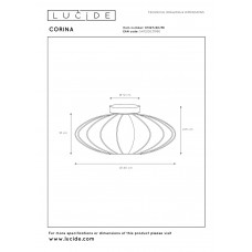 Потолочный светильник Lucide CORINA 03147/40/38