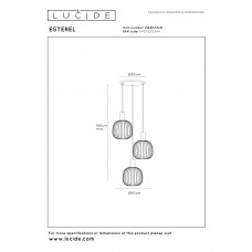 Подвесной светильник Lucide ESTEREL 21446/13/41