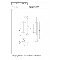 Настенный светильник Lucide THELMA 78200/33/30