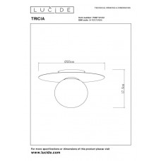 Потолочный светильник Lucide TRICIA 79187/01/02