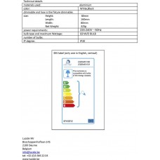 Настенный светильник Lucide Xera 23254/01/30