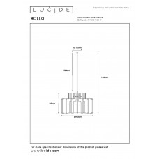 Подвесной светильник Lucide ROLLO 45491/40/41