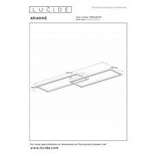 Потолочный светильник Lucide ARIANNE 53104/22/30