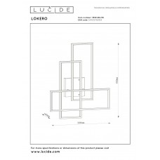 Потолочный светильник Lucide LOKERO 78101/60/30
