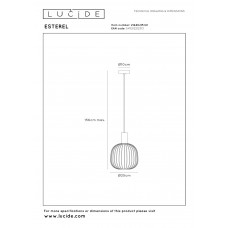Подвесной светильник Lucide ESTEREL 21446/25/41