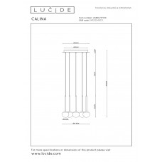 Подвесной светильник Lucide CALINA 24406/37/30