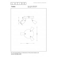 Потолочный светильник Lucide TIANA 65901/13/05