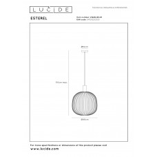 Подвесной светильник Lucide ESTEREL 21446/40/41