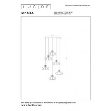 Подвесной светильник Lucide MIKAELA 73400/16/30