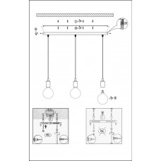 Подвесной светильник Lucide Fix Multiple 08408/03/30