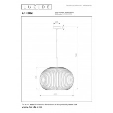 Подвесной светильник Lucide ARMONI 42401/52/30