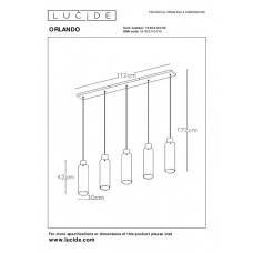 Подвесной светильник Lucide ORLANDO 74404/05/65