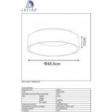 Потолочный светодиодный светильник Lucide Talowe Led 46100/32/31