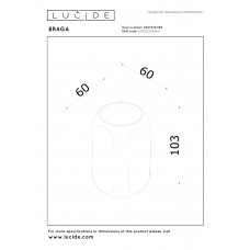 Настенный светильник Lucide BRAGA 23273/01/96