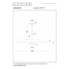 Подвесной светильник Lucide KENNETH 41412/60/30