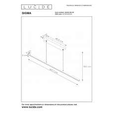 Подвесной светильник Lucide SIGMA 23463/36/30