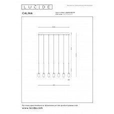 Подвесной светильник Lucide CALINA 24406/86/30