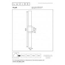 Настенный светильник Lucide PILAR 63800/02/30