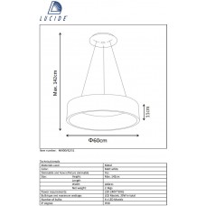 Подвесной светодиодный светильник Lucide Talowe Led 46400/42/31
