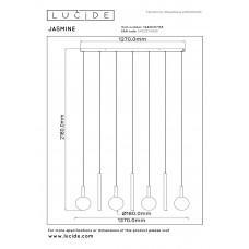 Подвесной светильник Lucide JASMINE 74420/07/65 Подвесной светильник Lucide JASMINE 74420/07/65