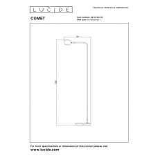 Торшер Lucide COMET 36721/03/30