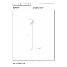 Торшер Lucide BENSEN 05753/81/73