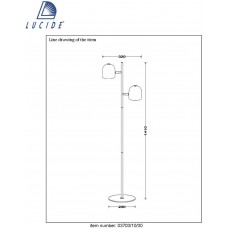 Торшер Lucide Skanska 03703/10/30