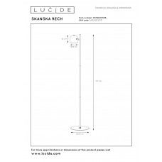 Торшер Lucide SKANSKA RECH 03749/03/96