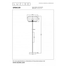 Торшер Lucide SPENCER 34745/81/36