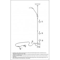 Торшер Lucide Zenith Led 19791/24/12