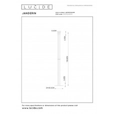 Торшер Lucide JANDERIN 24705/34/05