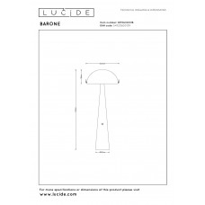 Торшер Lucide BARONE 65702/01/38