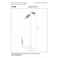 Торшер Lucide CLUBS 09739/02/31