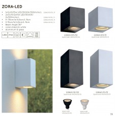 Уличный настенный светильник Lucide Zora Led 22860/05/30