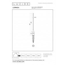 Уличный спот Lucide LORNEX 29832/60/30