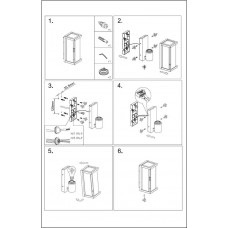 Уличный настенный светильник Lucide Claire Mini 27885/01/30