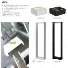 Уличный настенный светодиодный светильник Lucide Goa 28857/06/30
