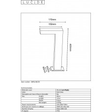 Уличный светодиодный светильник Lucide Texas 28851/40/30
